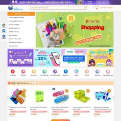 Theme WordPress bán sách, văn phòng phẩm 02