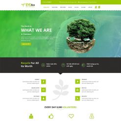 Theme WordPress tổ chức bảo vệ môi trường