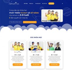 Theme WordPress khóa học cho trẻ em