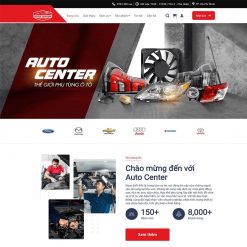 Mẫu web gara sửa chữa, bảo dưỡng ô tô