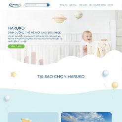 Theme WordPress bán sữa cho bé 02