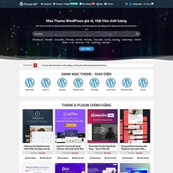 Mẫu website mua bán theme, plugin 02
