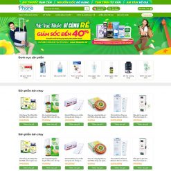Theme WordPress nhà thuốc 04