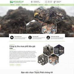 Theme WordPress thu mua đồng nát, phế liệu 02