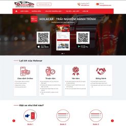 Theme WordPress dịch vụ thuê xe taxi 03