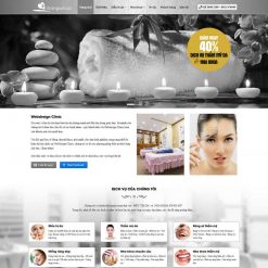 Mẫu website nha khoa, thẩm mỹ viện
