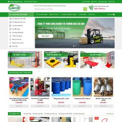 Theme WordPress thiết bị vận chuyển nâng hạ hàng