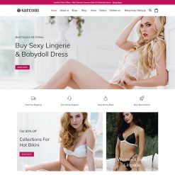 Theme WordPress thời trang nội y