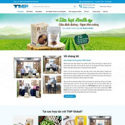 Theme WordPress thực phẩm sạch 02