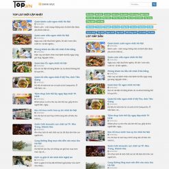 Theme WordPress đánh giá giống TopList
