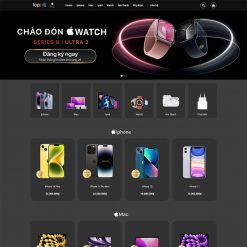 Theme WordPress bán điện thoại, phụ kiện giống TopZone 02