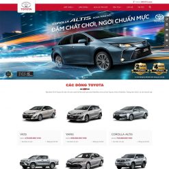 Theme WordPress bán xe toyota 03