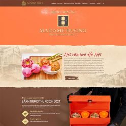 Mẫu web bán bánh trung thu