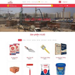 Theme WordPress bán vật liệu xây dựng