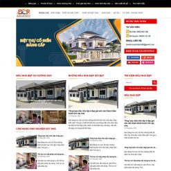 Theme WordPress kiến trúc, xây dựng 03